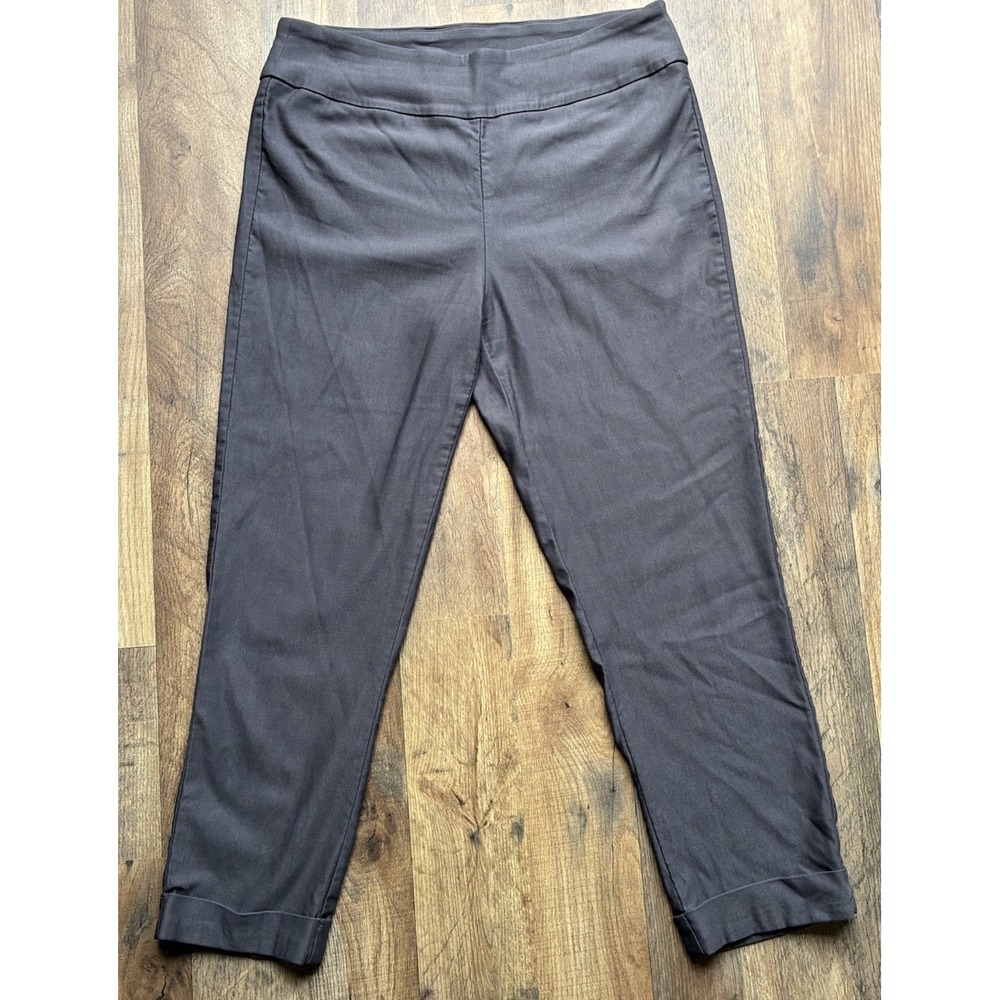 Sleek & versatile Gray pants. Tribal brand 12. Tapered leg stretchy no pockets.